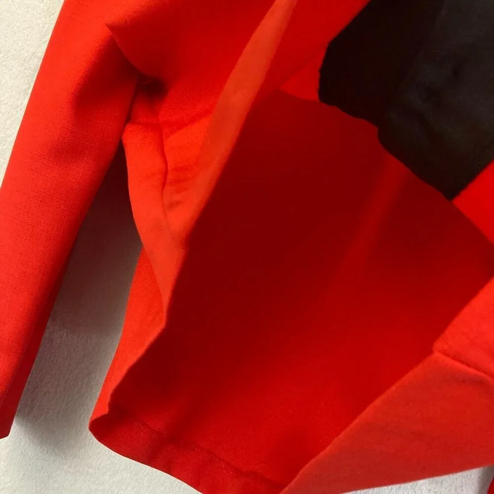 Vintage 90s Jerry Leigh Cherry Red Blazer Womens Size 18‎ Lightweight Steampunk